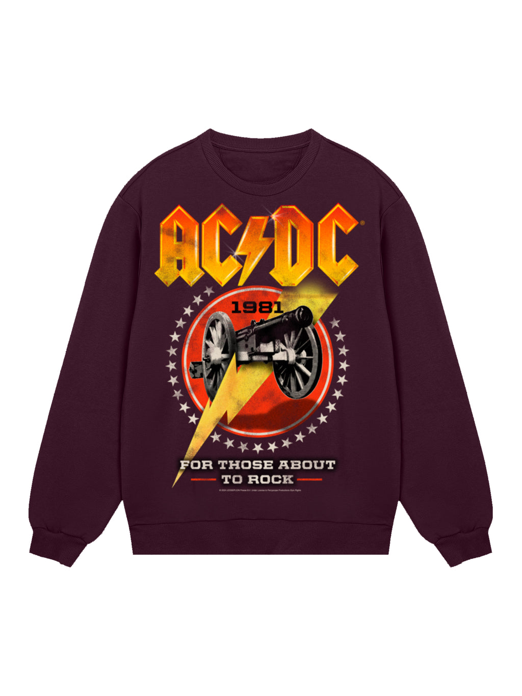 AC/DC For Those About To Rock 1981 Men's Organic Sweatshirt