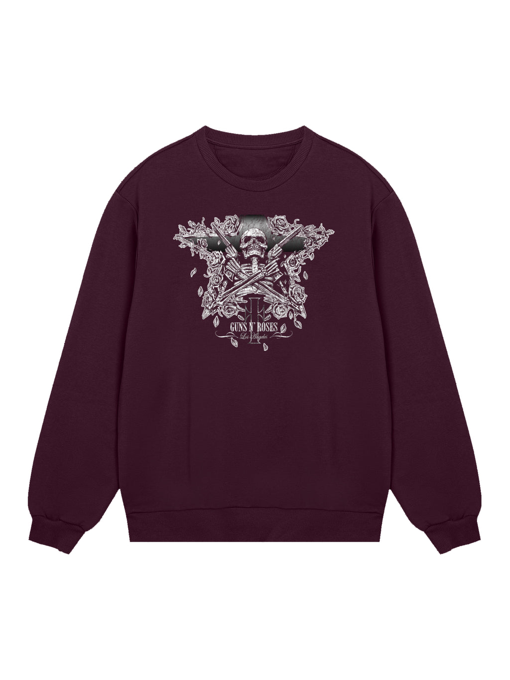 Guns N 'Roses Skeleton pistolas con blancos verdaderos | Suéter regular para hombres