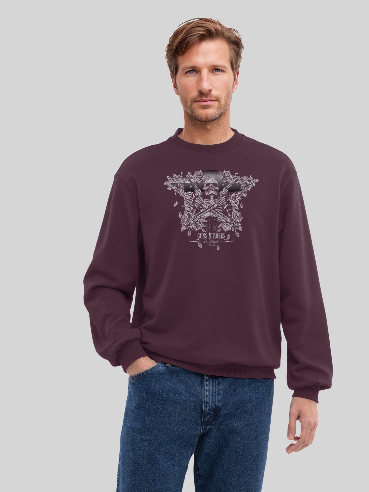 Guns N' Roses Skeleton Guns Herren Sweatshirt
