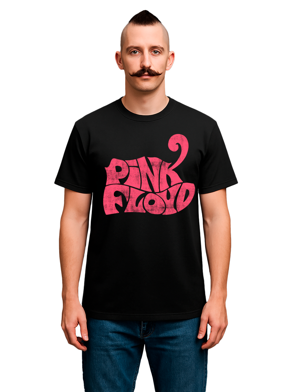 Camiseta orgánica de los hombres de Pink Floyd Retro Retro