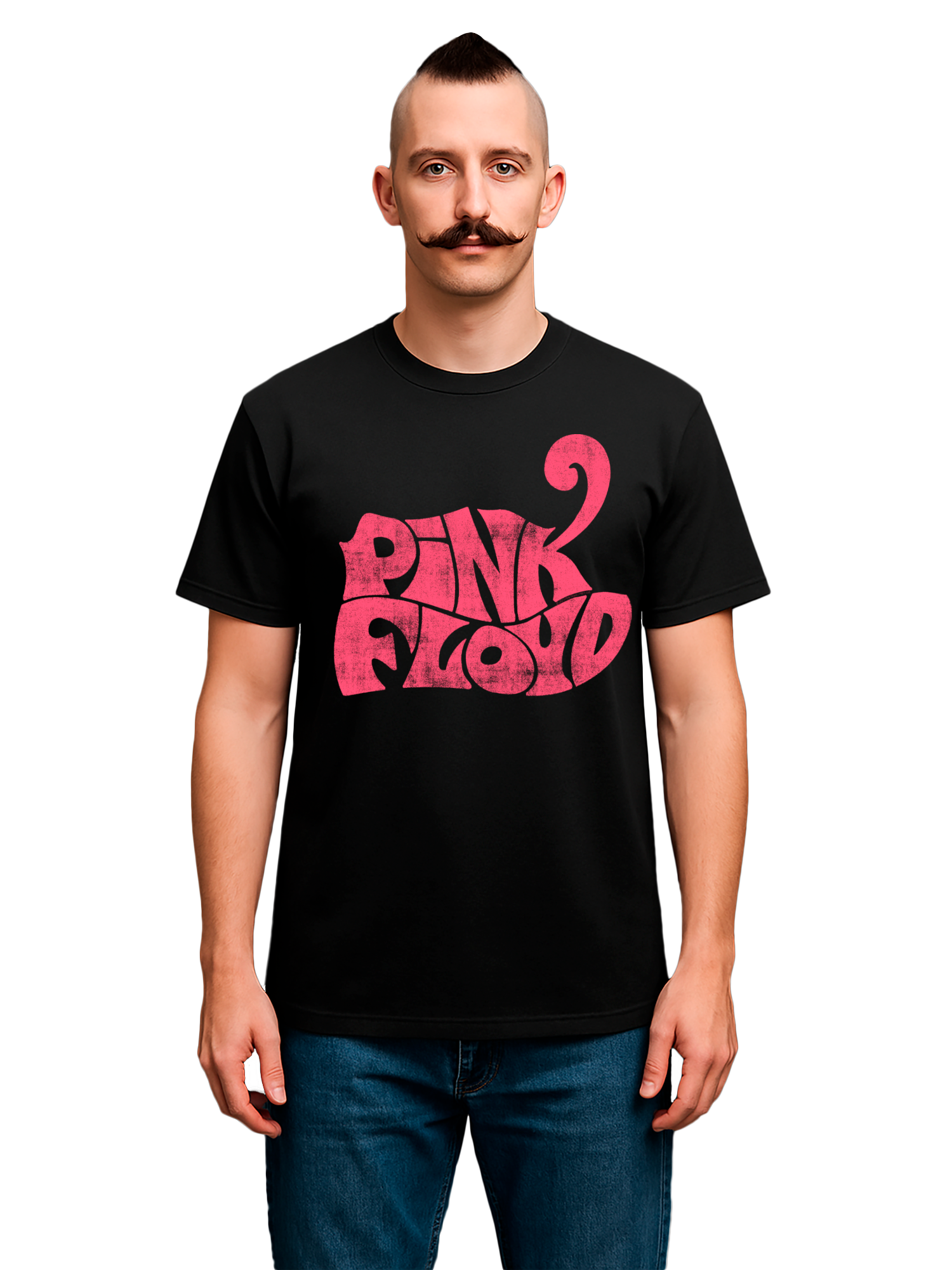 Camiseta orgánica de los hombres de Pink Floyd Retro Retro