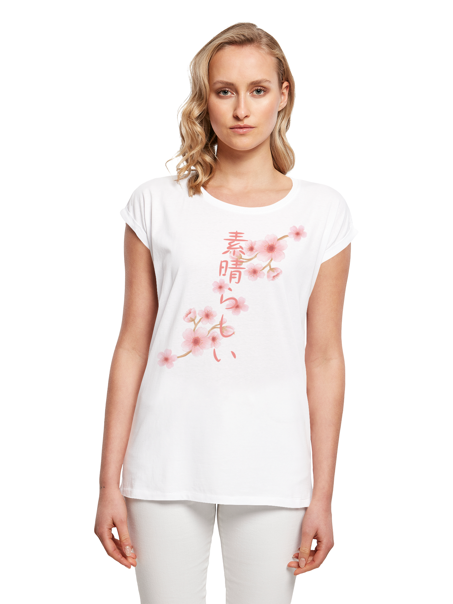 Kirschblüten Asien Damen T-Shirt