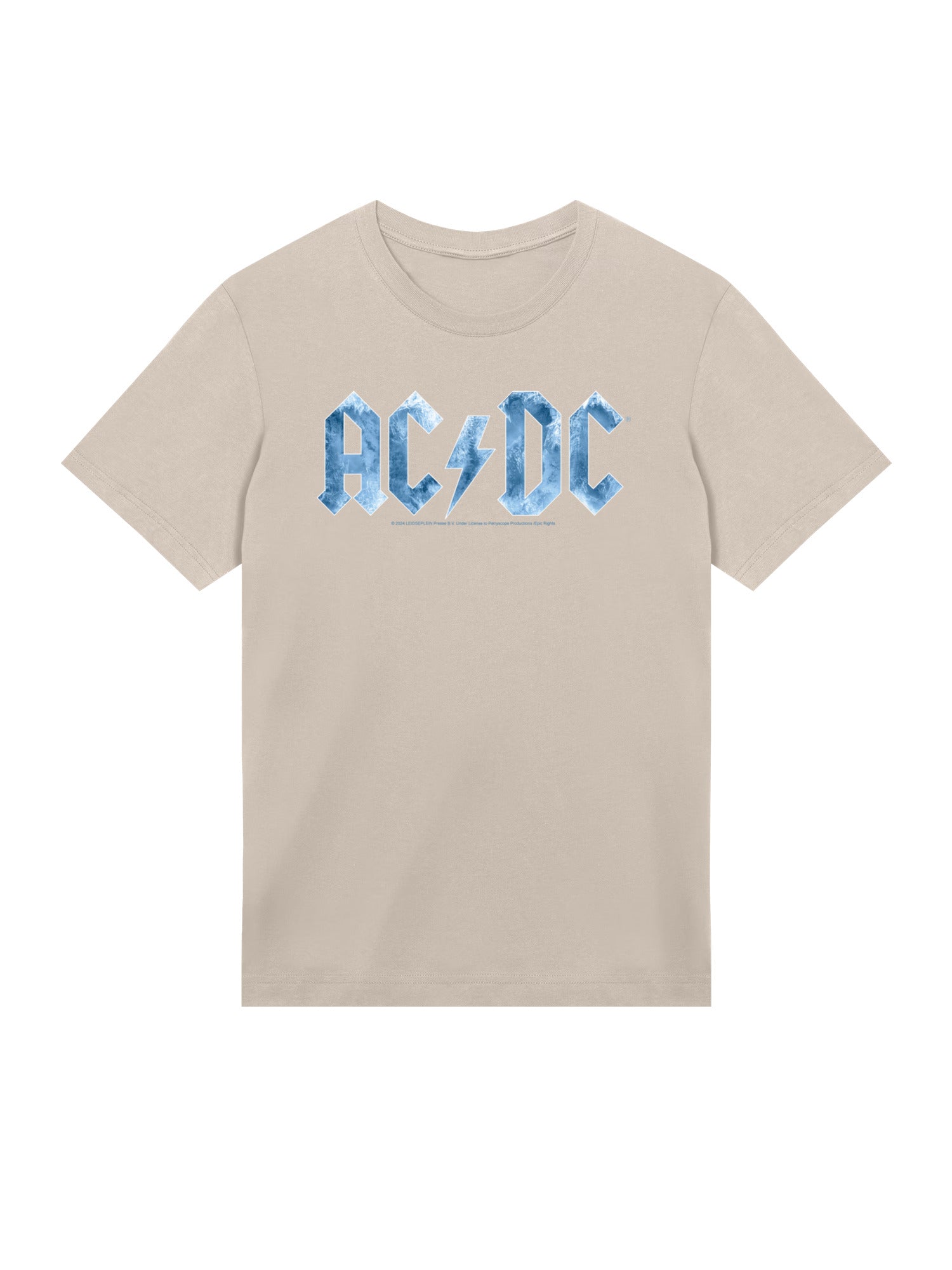 ACDC Herren T-Shirt mit blauem Eis-Logo