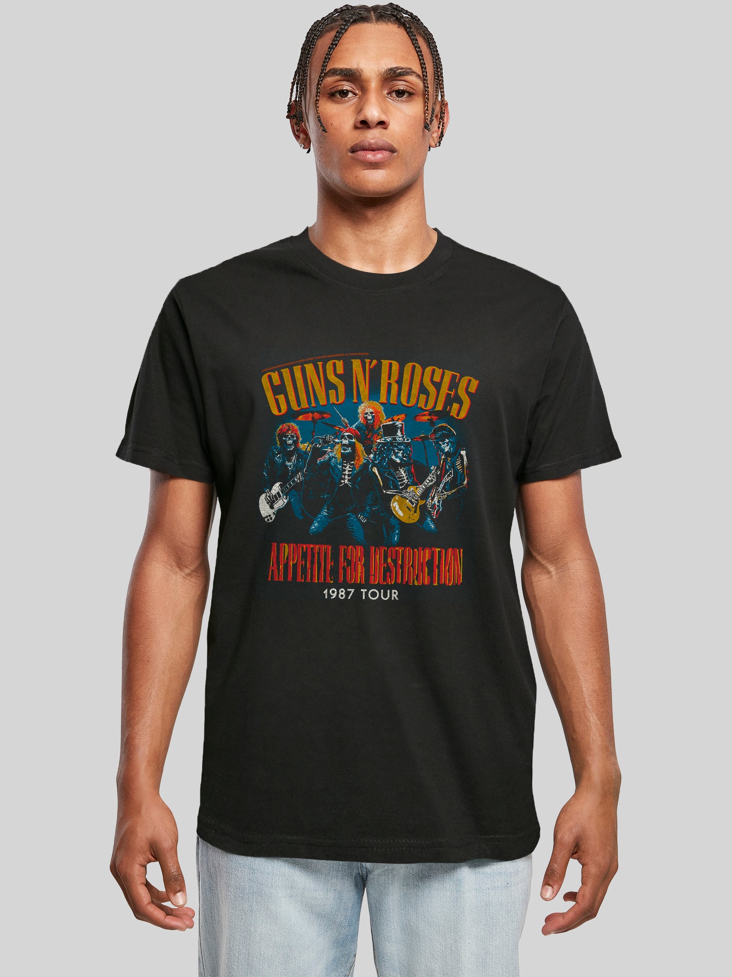 Guns N 'Roses 1987 Tour Vintage Concert Concert CONTTER | Camiseta