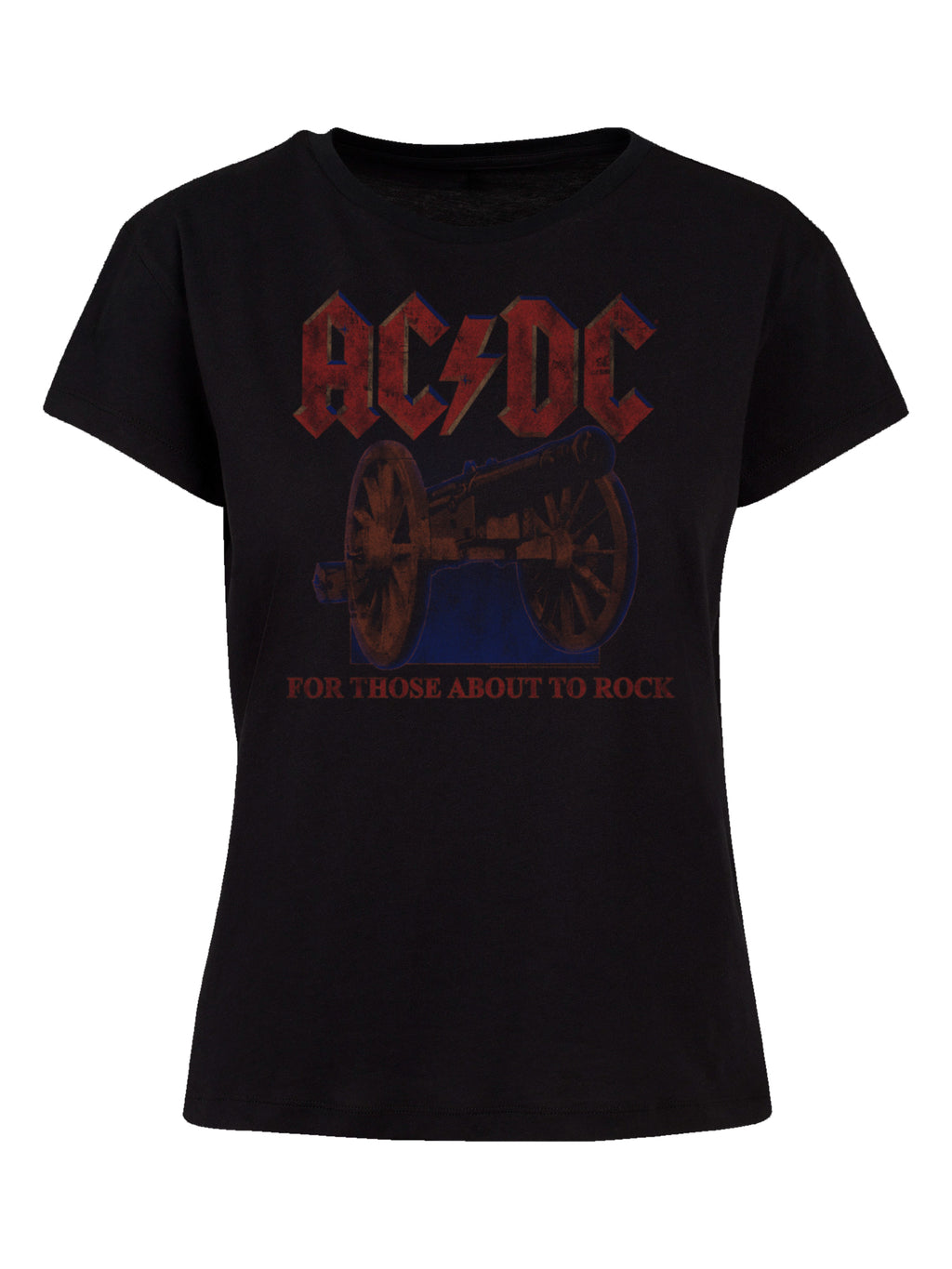 AC/DC For Those About To Rock Canon Ladies Box T-Shirt