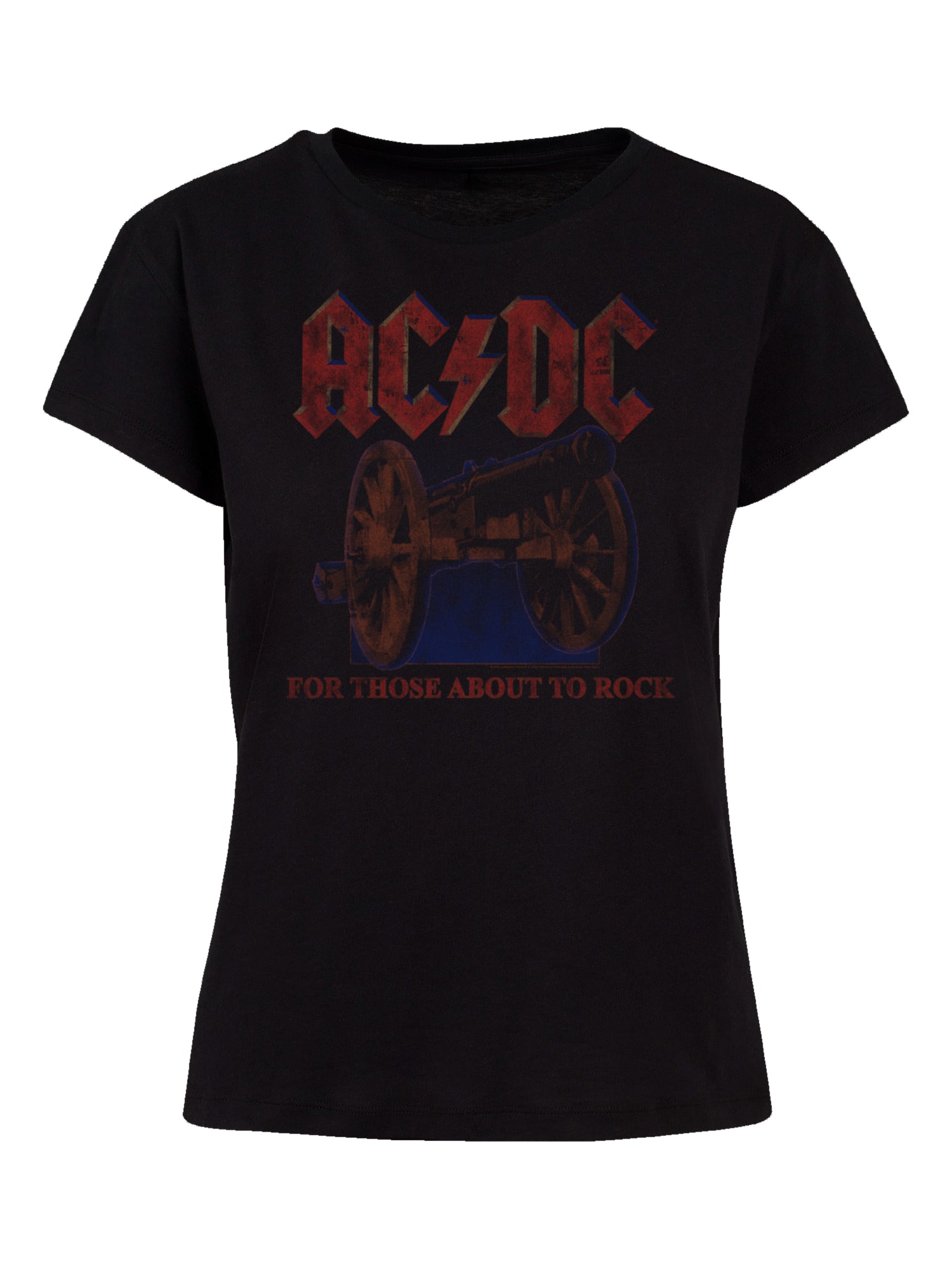 AC/DC For Those About To Rock Canon Ladies Box T-Shirt