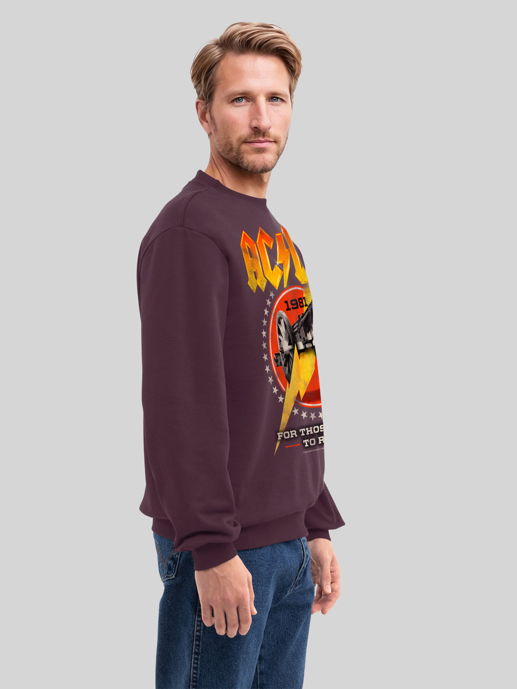 AC/DC For Those About To Rock 1981 Men's Organic Sweatshirt