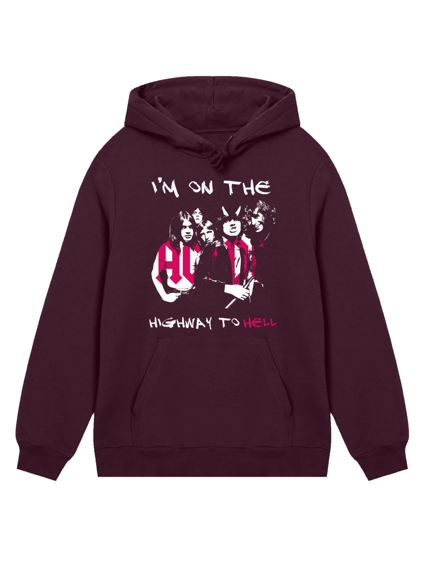 AC/DC I'm On The Highway To Hell Men's Organic Hoodie