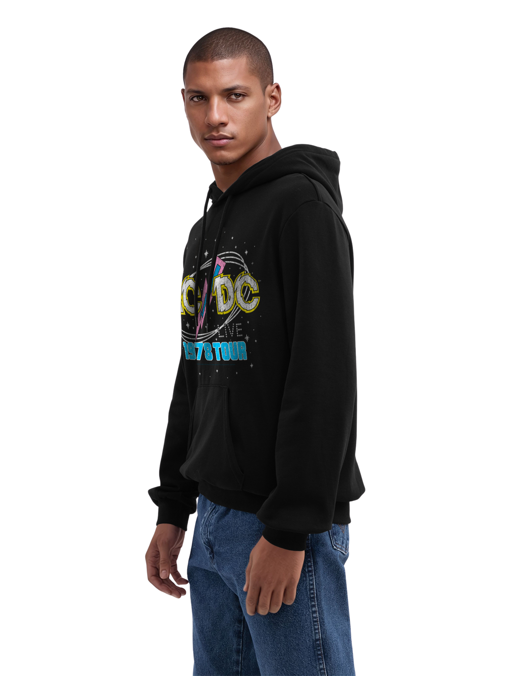 ACDC 1981 Live Tour Herren Hoodie
