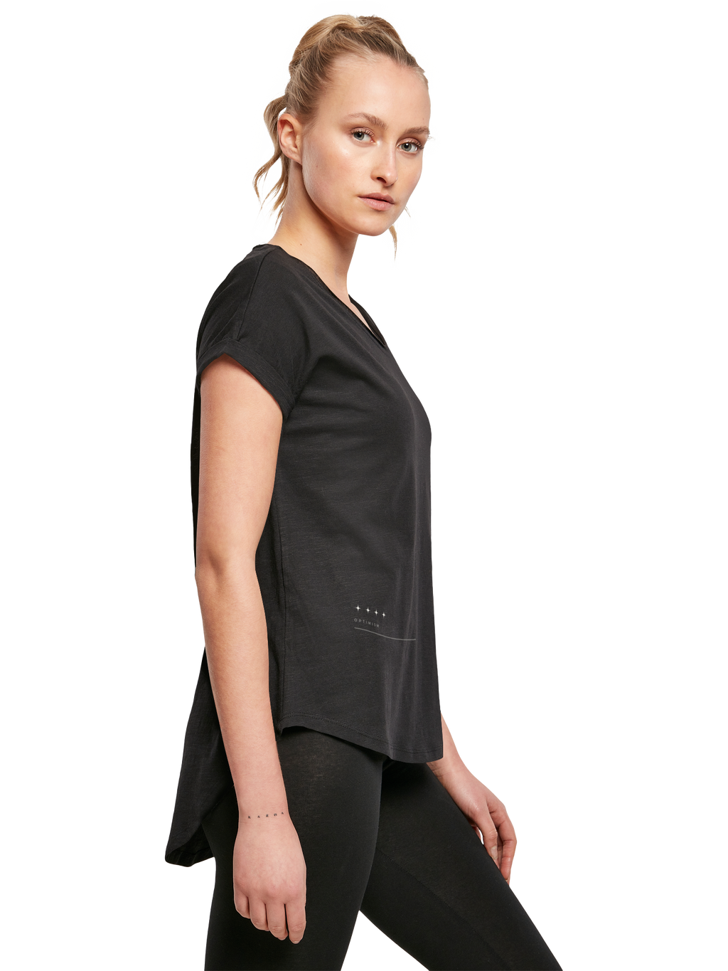 Take it Easy Text Mesdames Long T-shirt