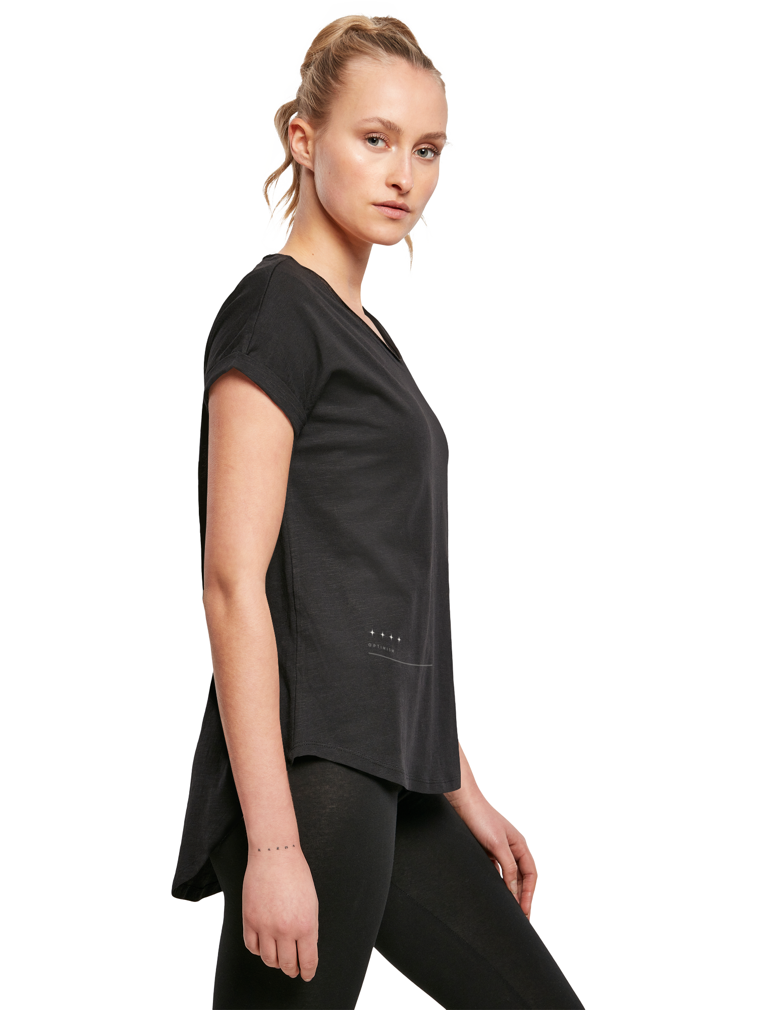 Take it Easy Text Mesdames Long T-shirt