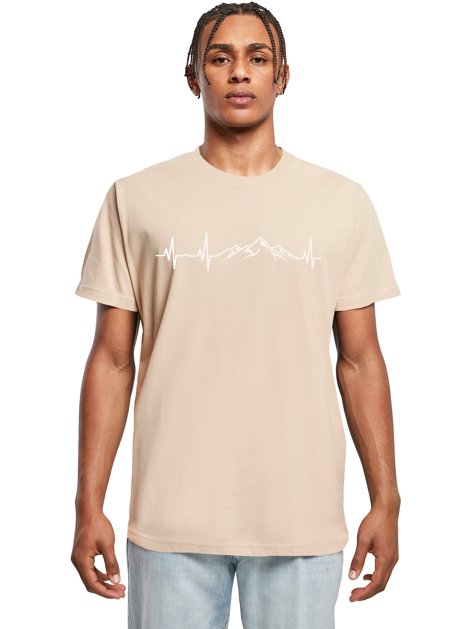Berg-Herzschlag-T-Shirt