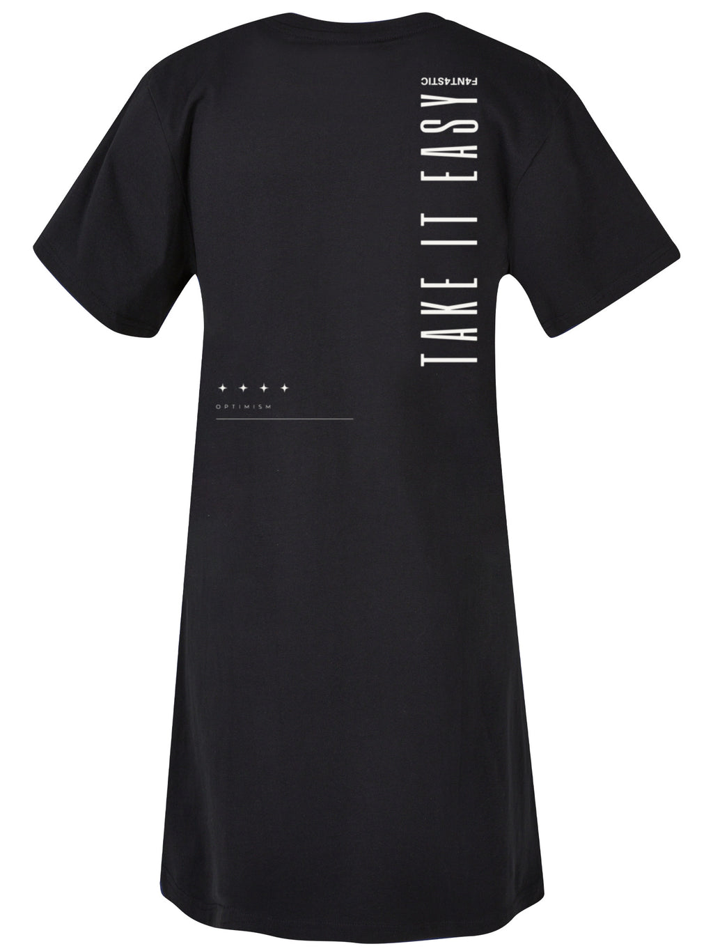 Take it Easy Text Dames T-shirt Robe