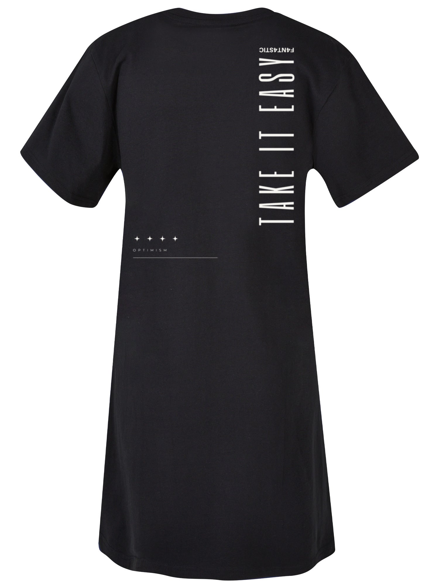 Take it Easy Text Dames T-shirt Robe