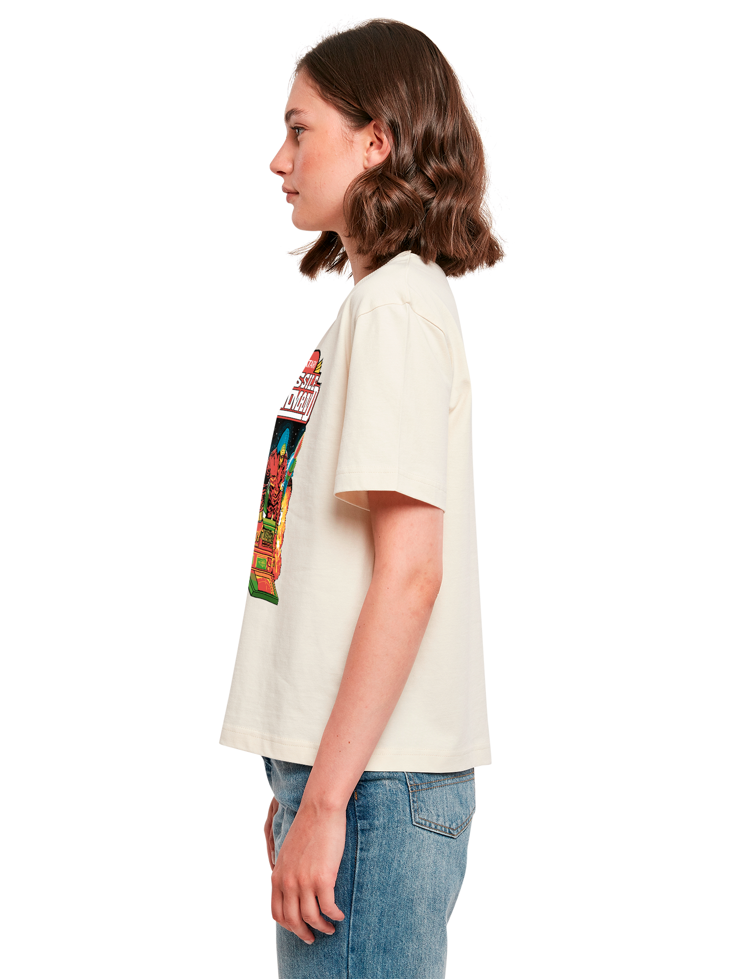 Missile Command Hanger Atari Retro Gaming with Ladies Everyday Tee