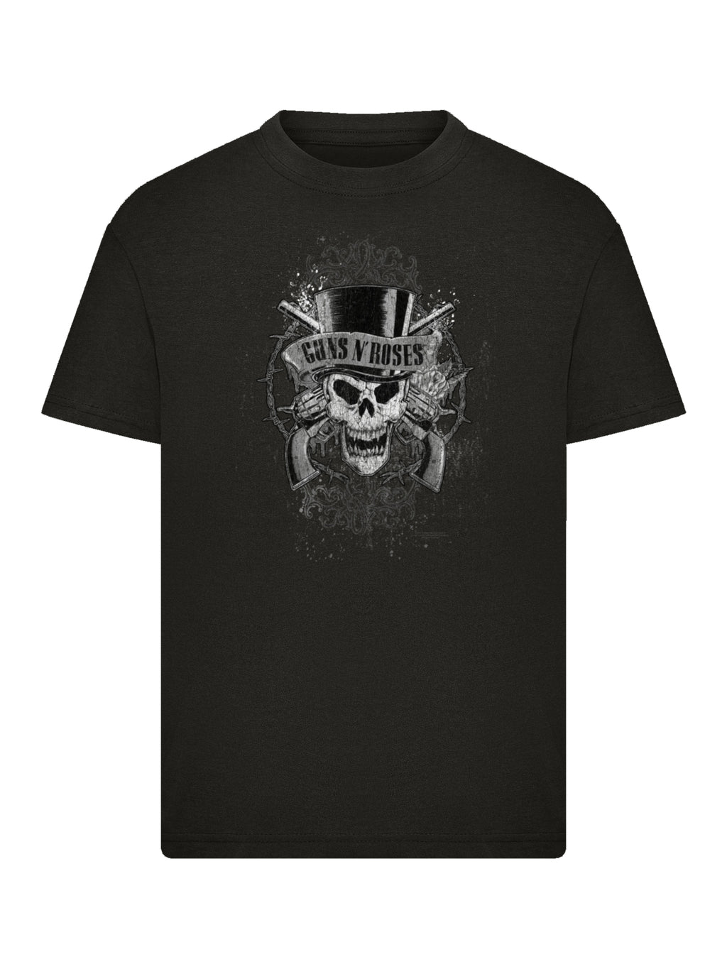 Guns 'n' rosas calavera desteñida | Camiseta para niños