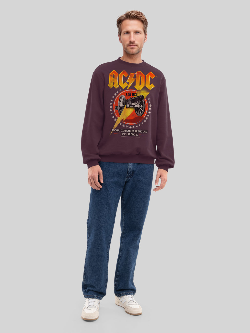 AC/DC For Those About To Rock 1981 Men's Organic Sweatshirt