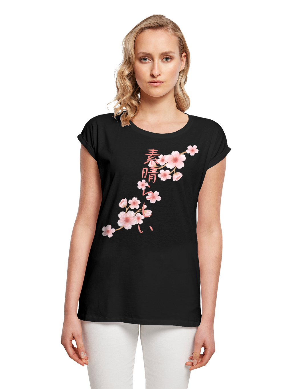 Camiseta de damas de Kirschblüten Asien