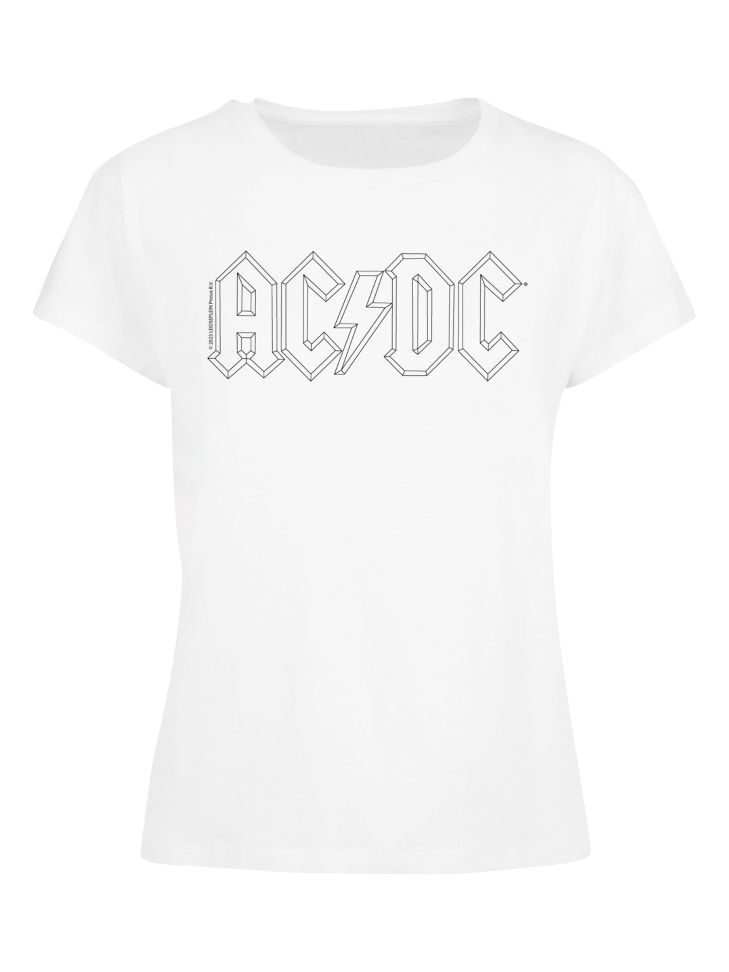 AC/DC Black Outline Logo Box T-Shirt