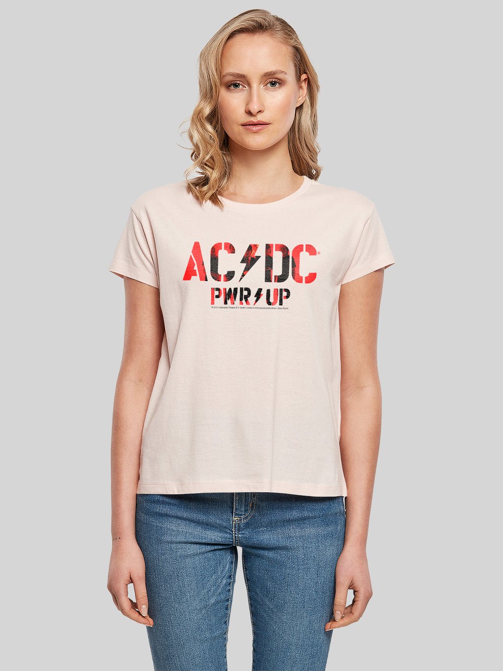AC/DC PWRUP Photo Logo Box T-Shirt