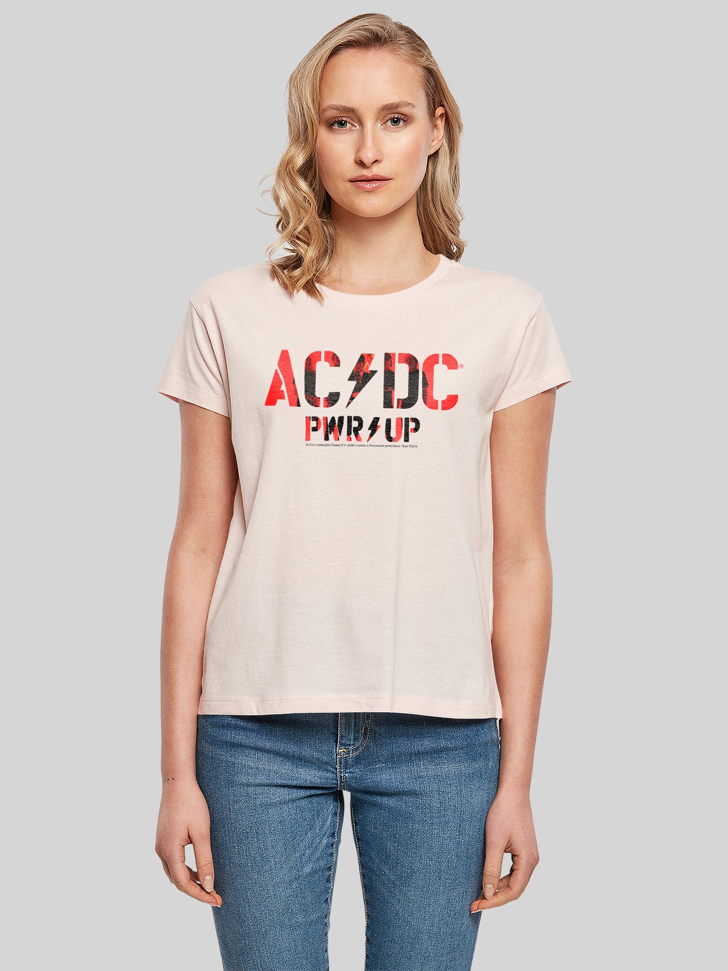 AC/DC PWRUP Photo Logo Box T-Shirt