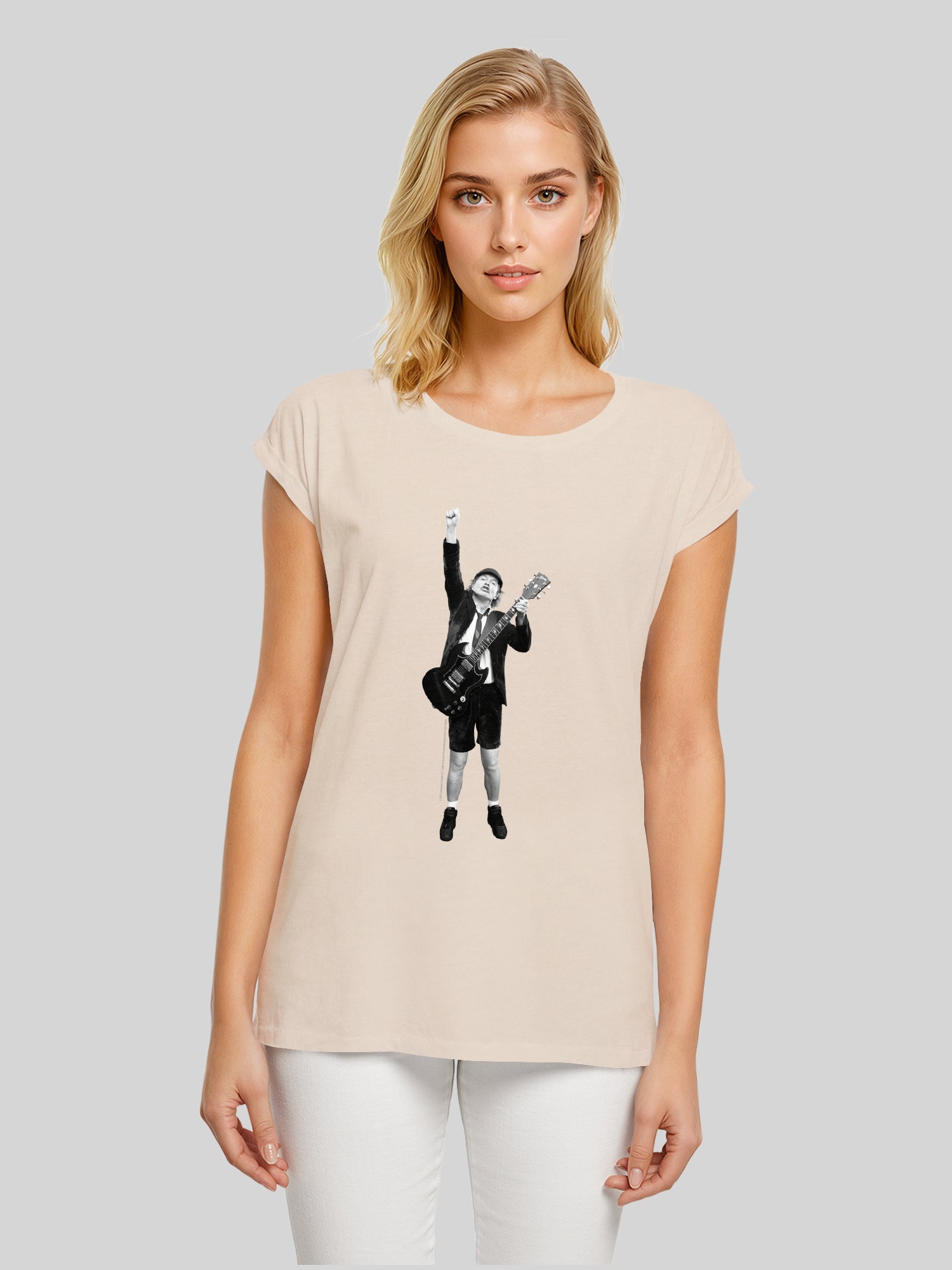 ACDC Angus Young Cut Out Damen T-Shirt