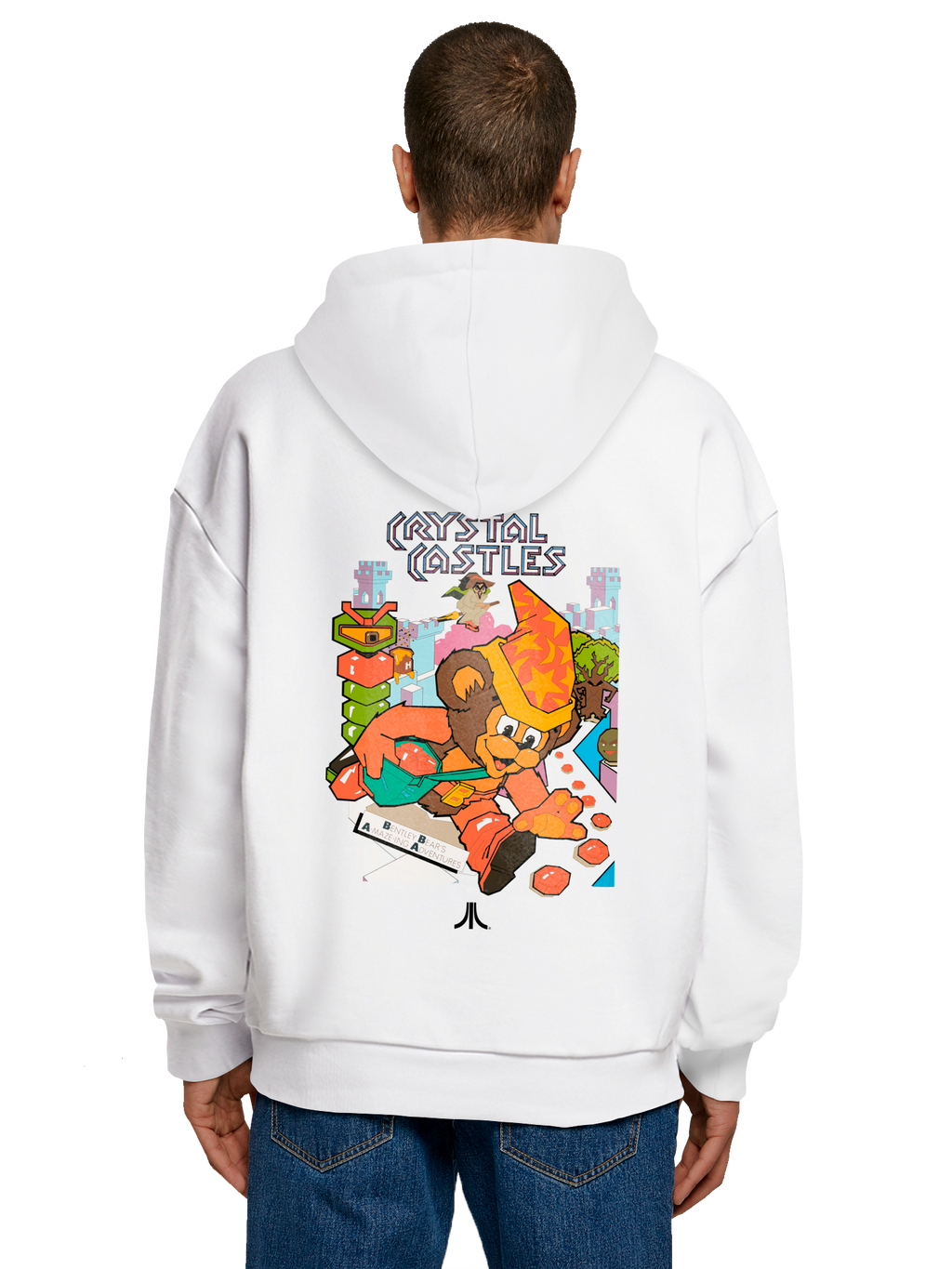 Atari Crystal Castles Retro Gaming y Atari Crystal Castles Bear con sudadera con capucha ultra pesada