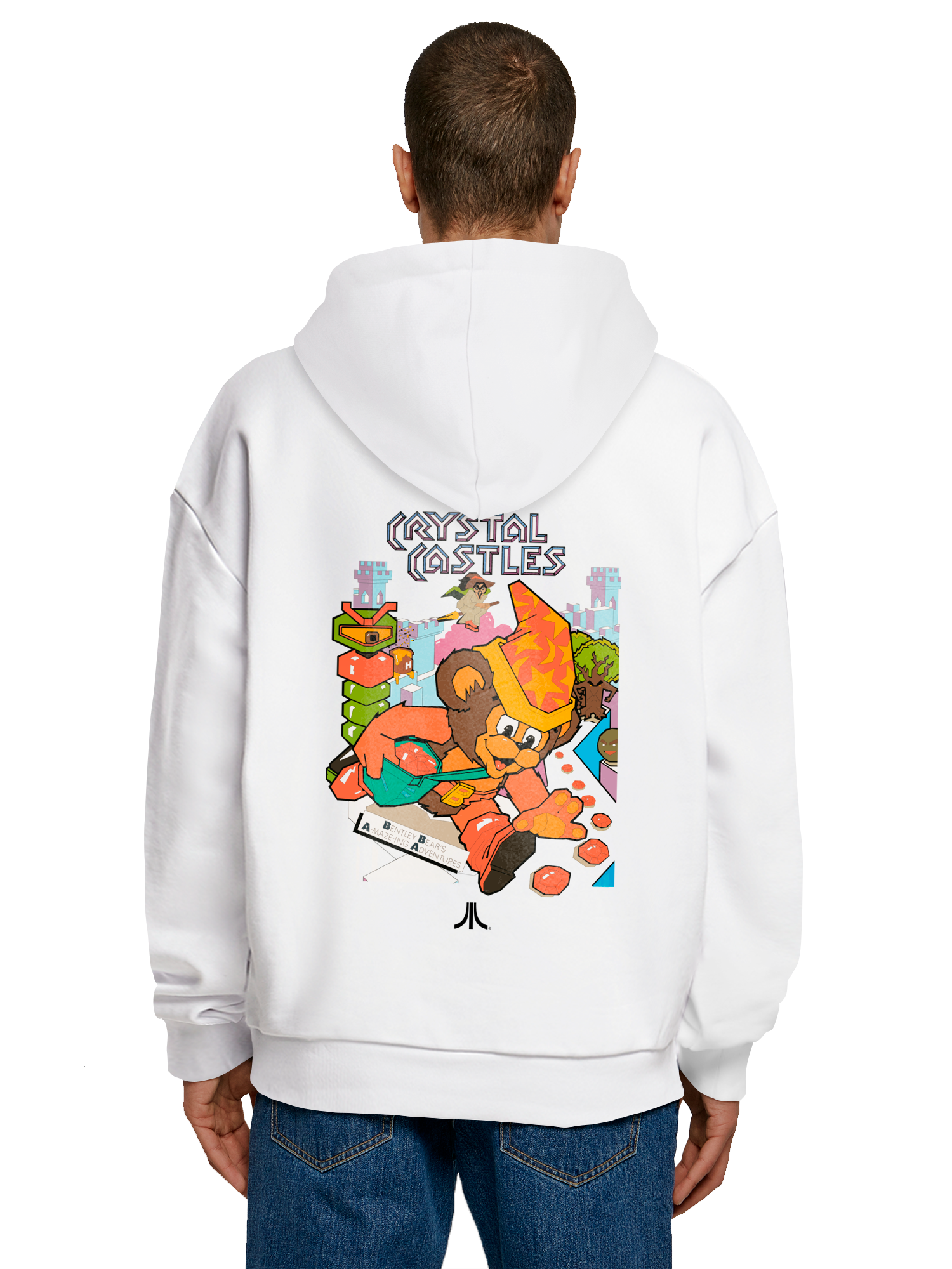 Atari Crystal Castles Retro Gaming und Atari Crystal Castles Bear Hoody