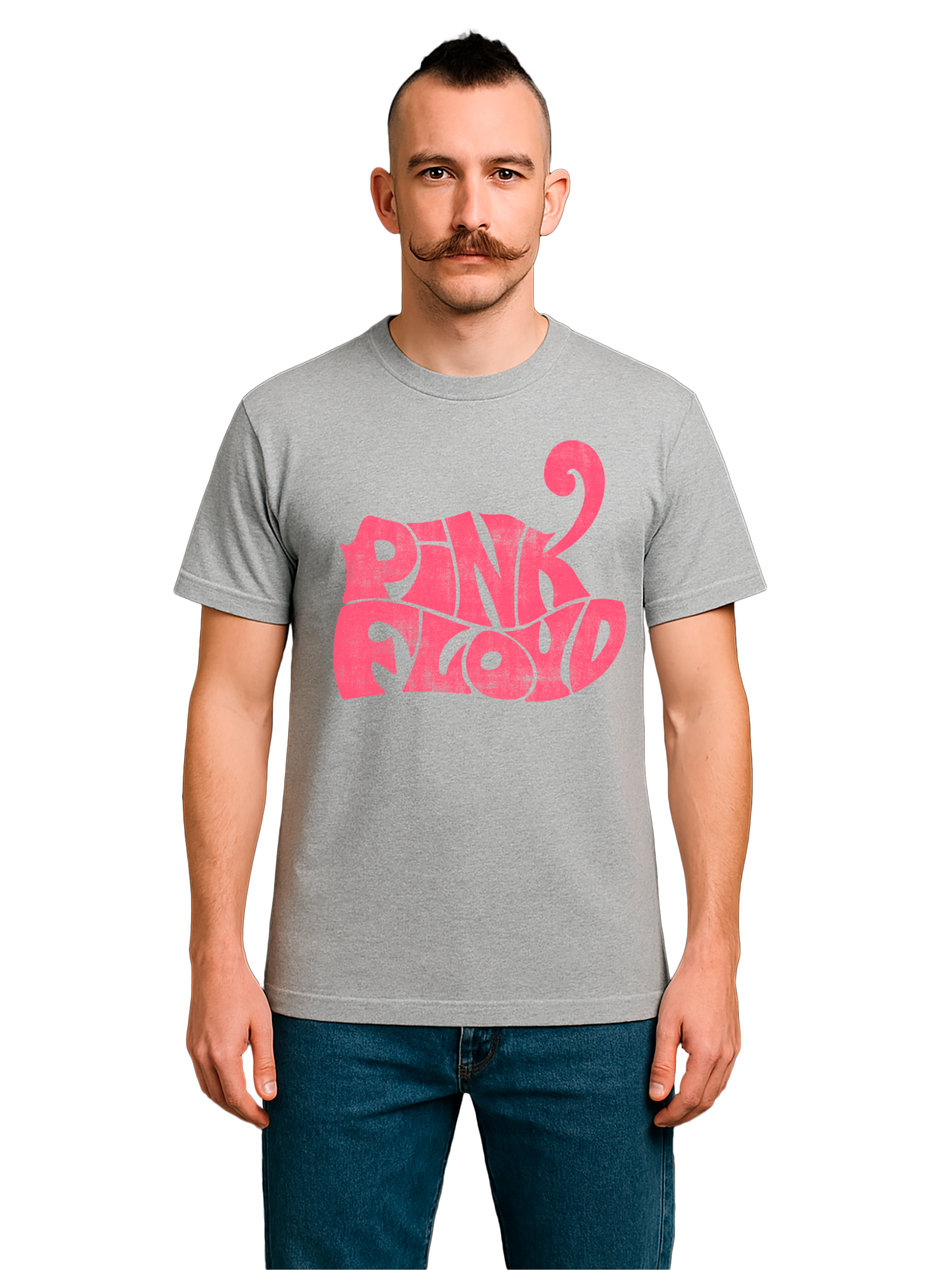 Pink Floyd Retro Logo Navy Men's Organic T-Shirt