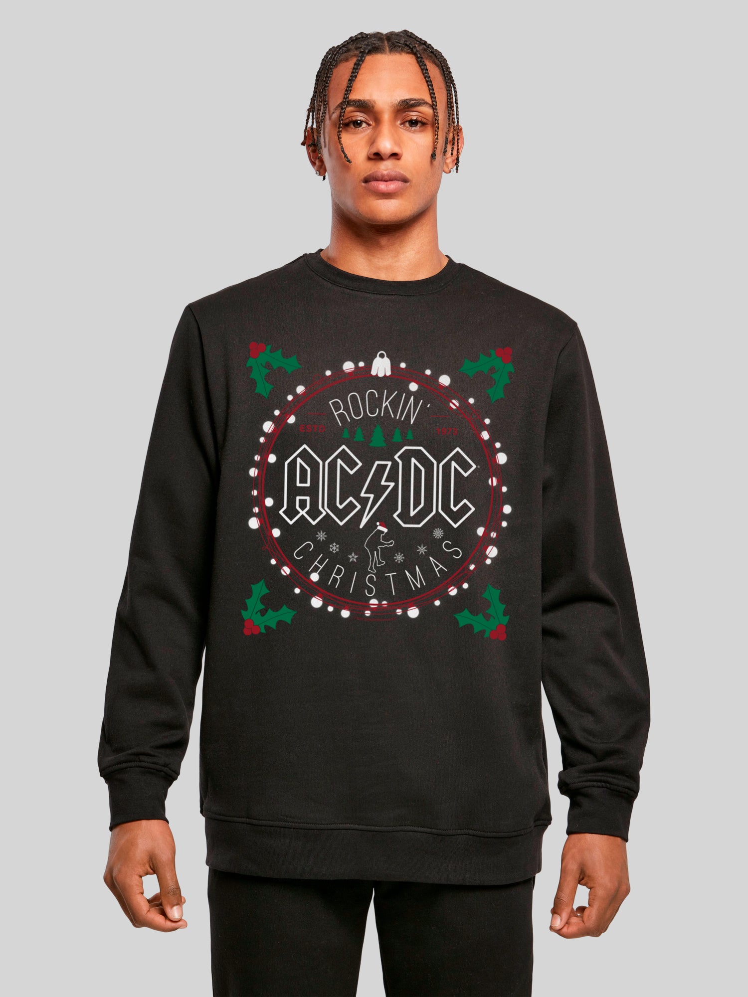 AC/DC Christmas Circle Sweatshirt