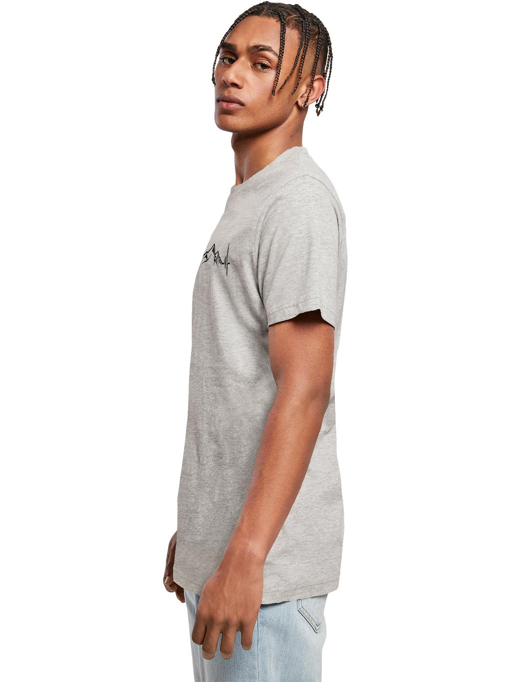 T-Shirt mit Bergherzschlag