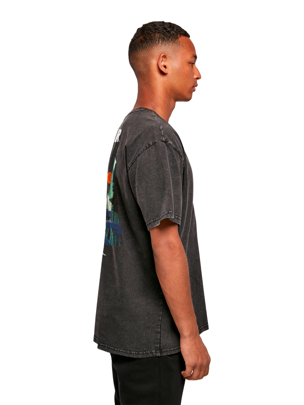 Atari Games Logo Retro Gaming Horizontal und Atari Gravitar Box Cover Acid Washed Oversize Tee