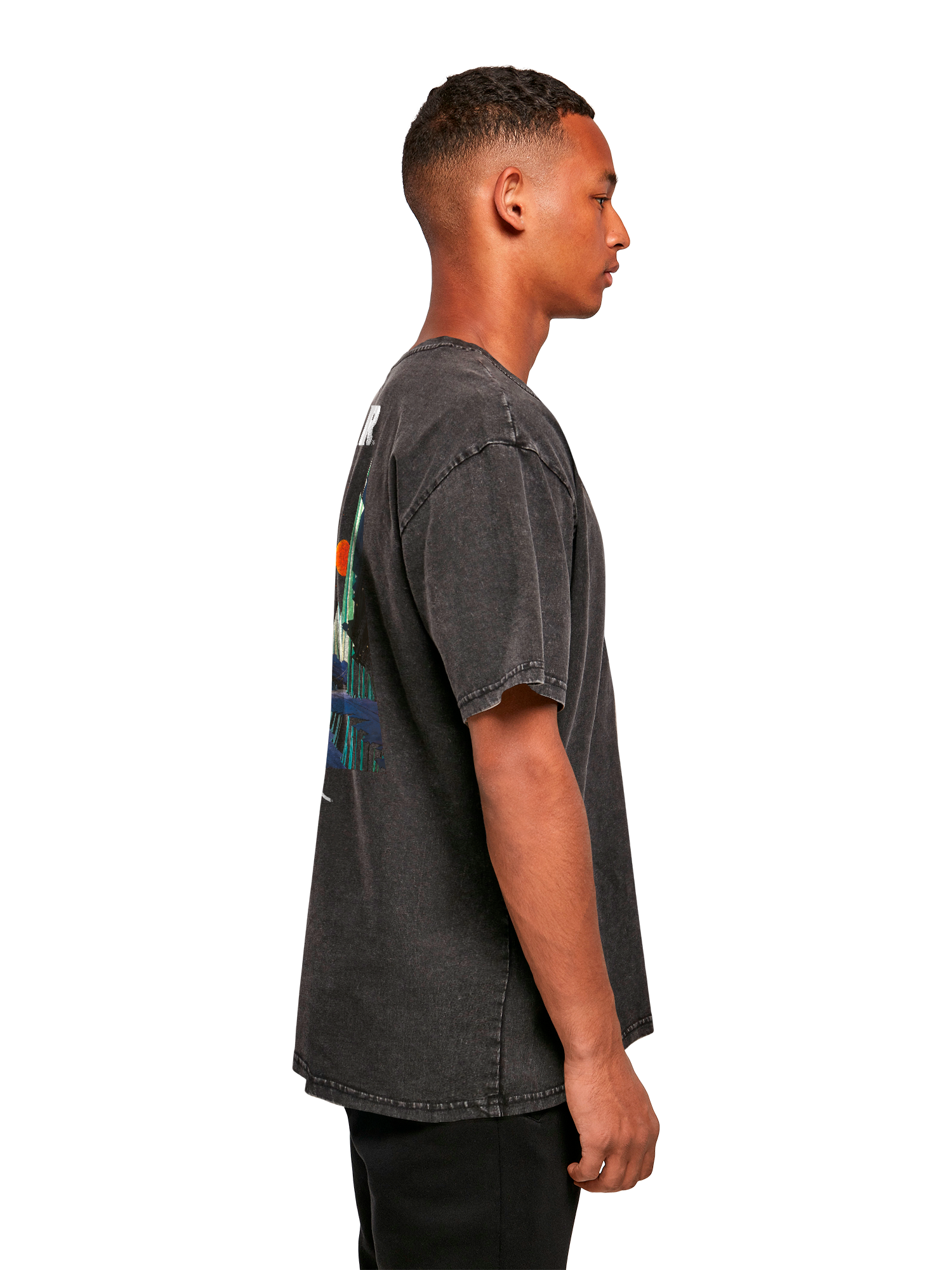 Atari Games Logo Retro Gaming Horizontal und Atari Gravitar Box Cover Acid Washed Oversize Tee