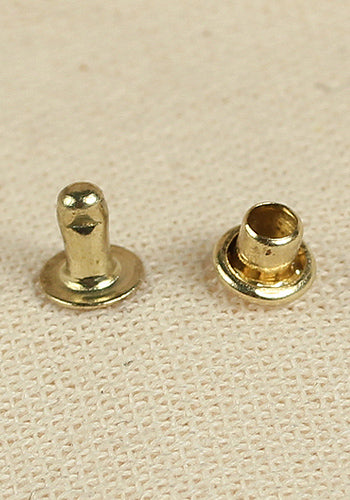 Hollow Rivet Ø4,8 x 4,7 mm Iron/Brass