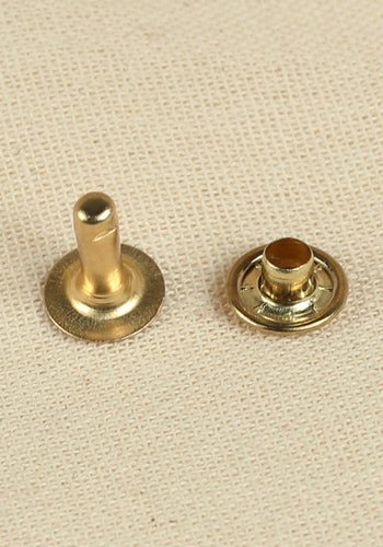 Hollow Rivet Ø9,0 x 10,5 mm Iron/Brass