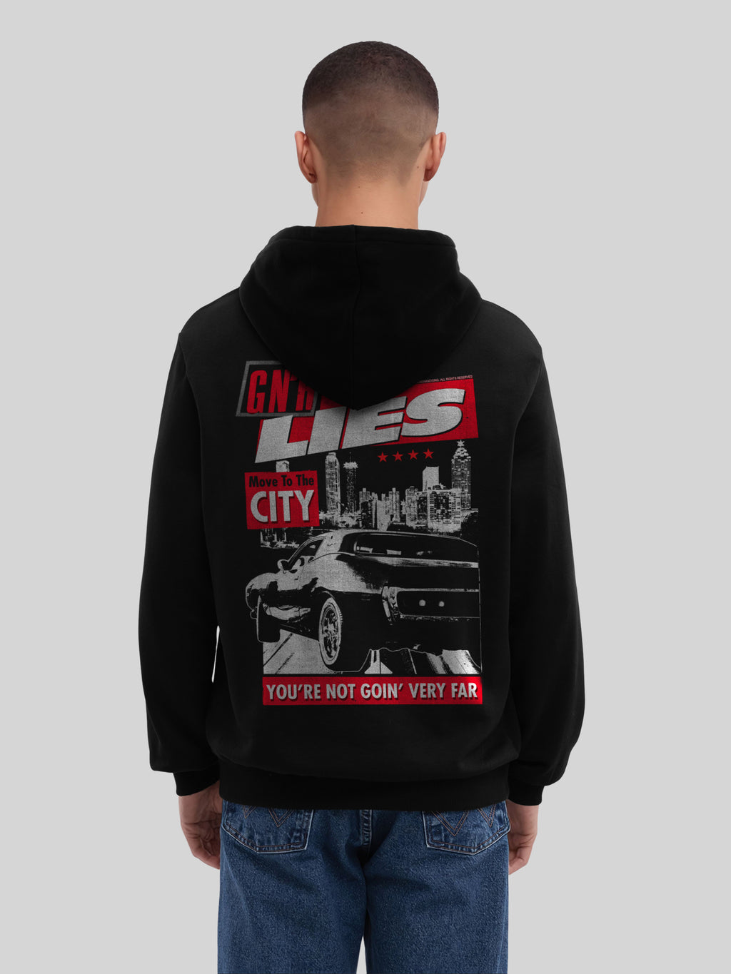 Guns N 'Roses Lies City | Sudadera con capucha regular para hombres