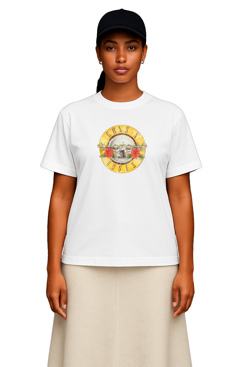 Guns n 'Roses Vintage Bullet Logo Damen übergroße T-Shirt