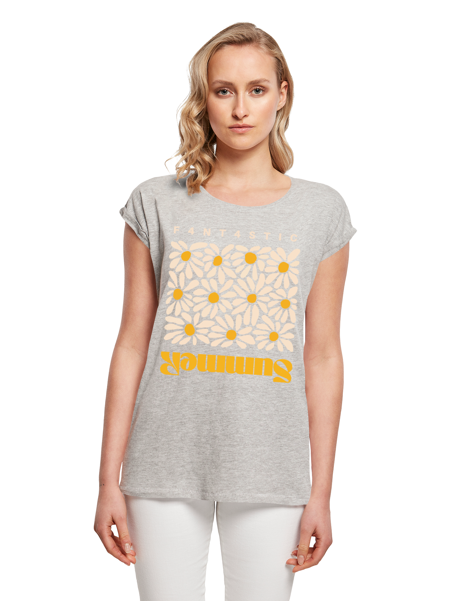 T-shirt pour les dames de tournesol d'été