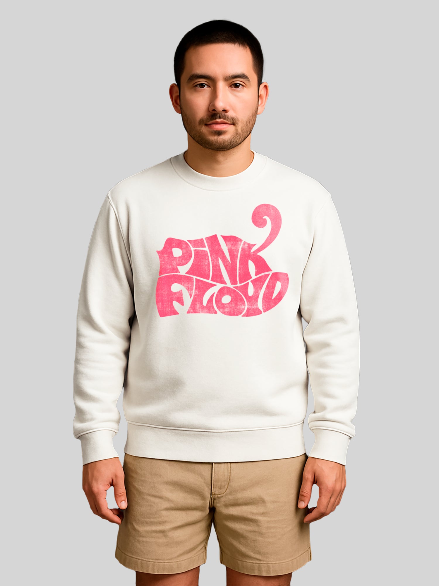 Pink Floyd rétro Logo Navy Navy Men's Organic Sweatshirt