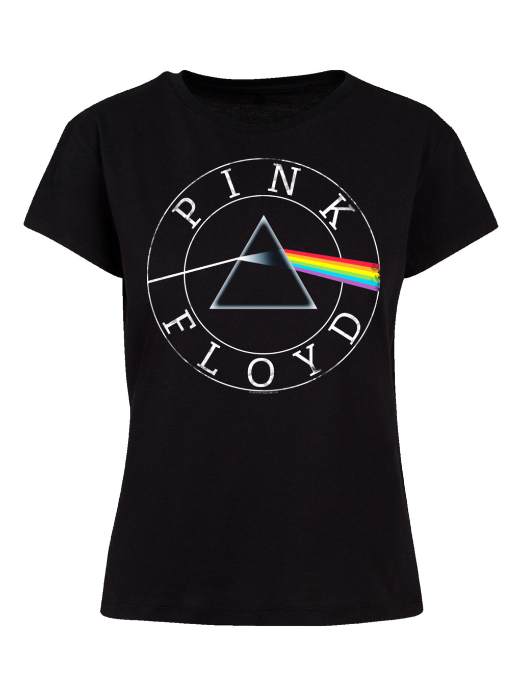 Pink Floyd Prism Circle Logo avec des dames t-shirt