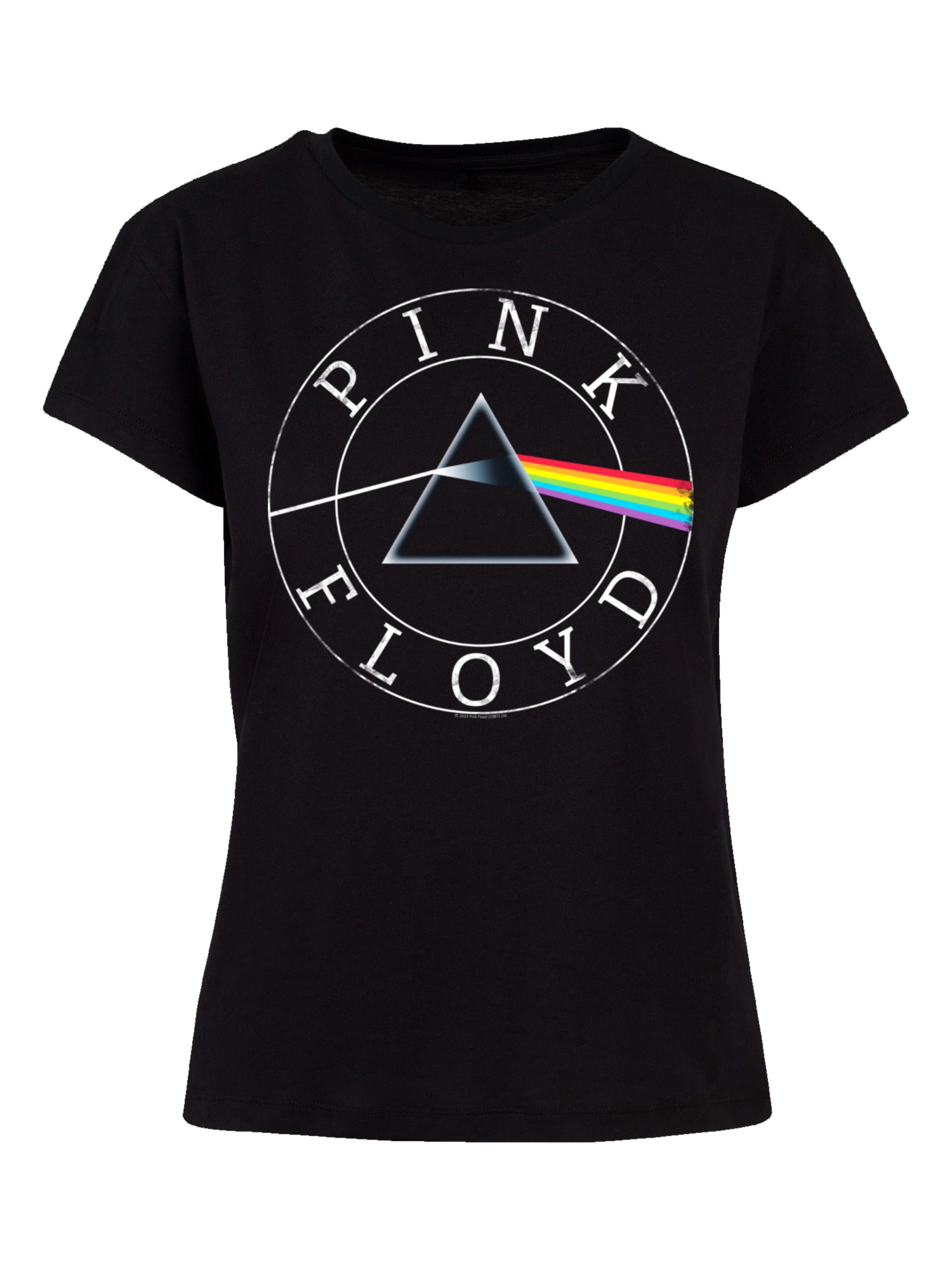 Pink Floyd Prism Circle Logo avec des dames t-shirt