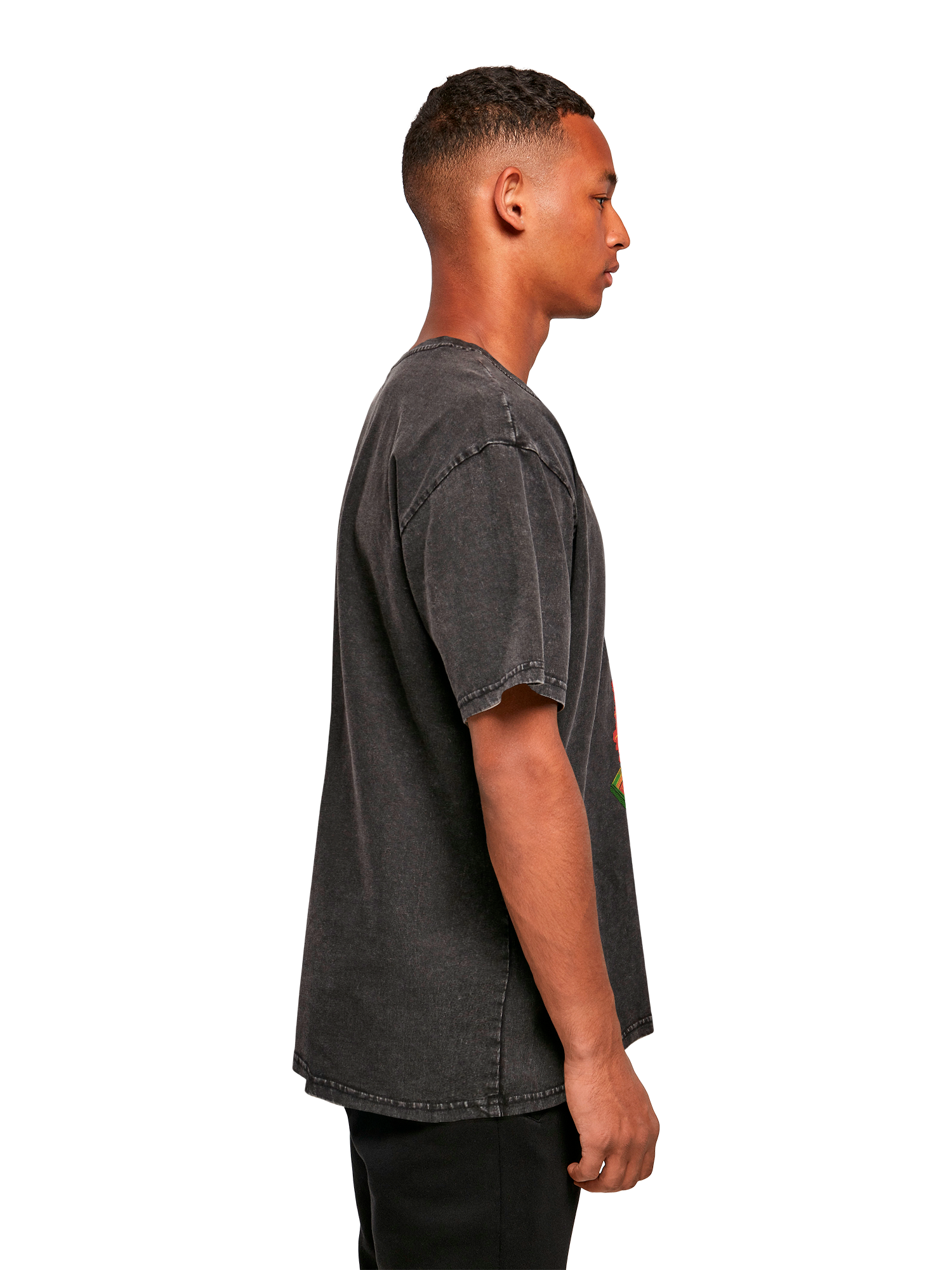 Missile Command Hanger Atari Retro Gaming Acid Washed Oversize T-Shirt