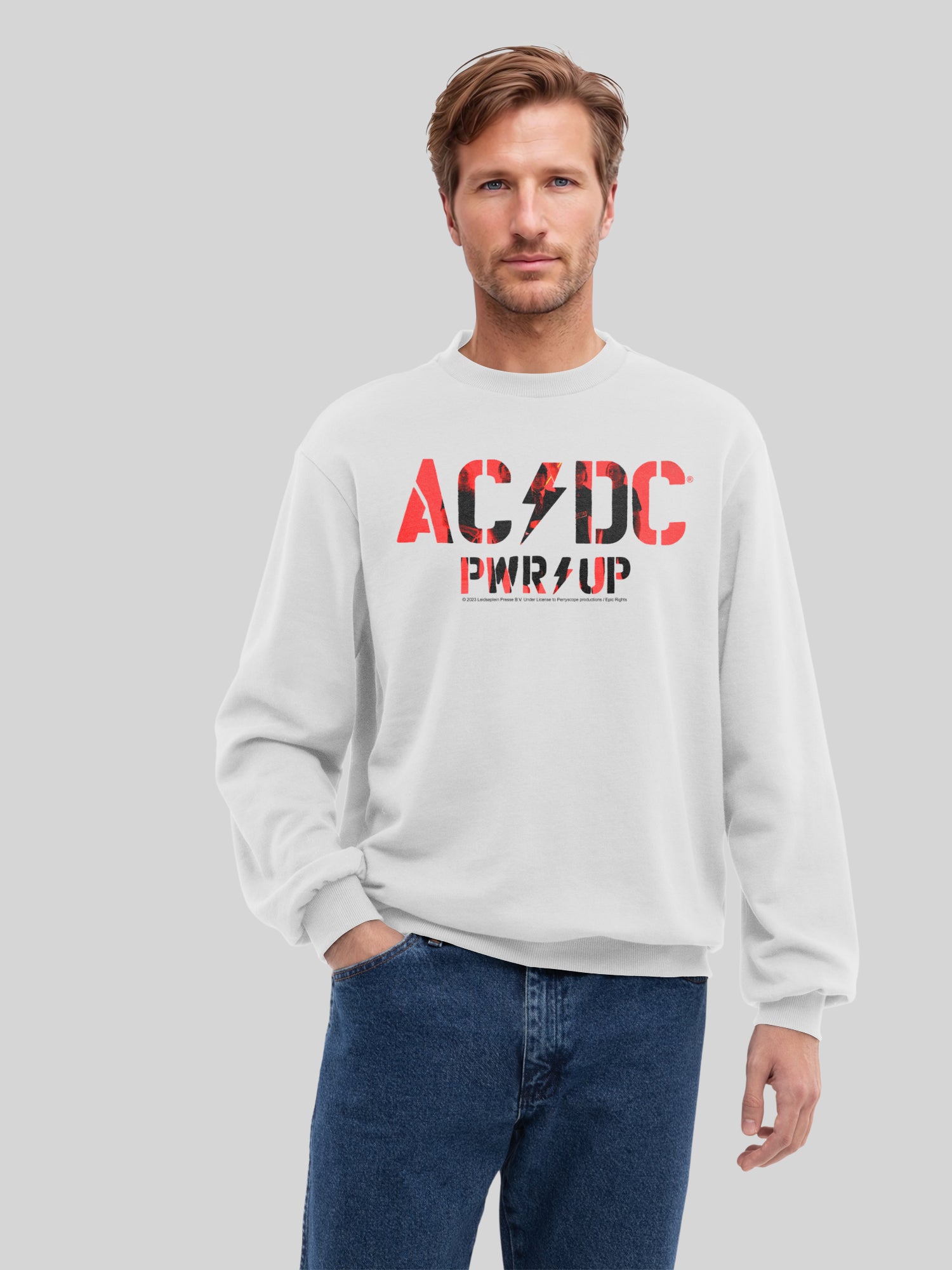 AC/DC PWRUP Photo Logo Organic Sweatshirt
