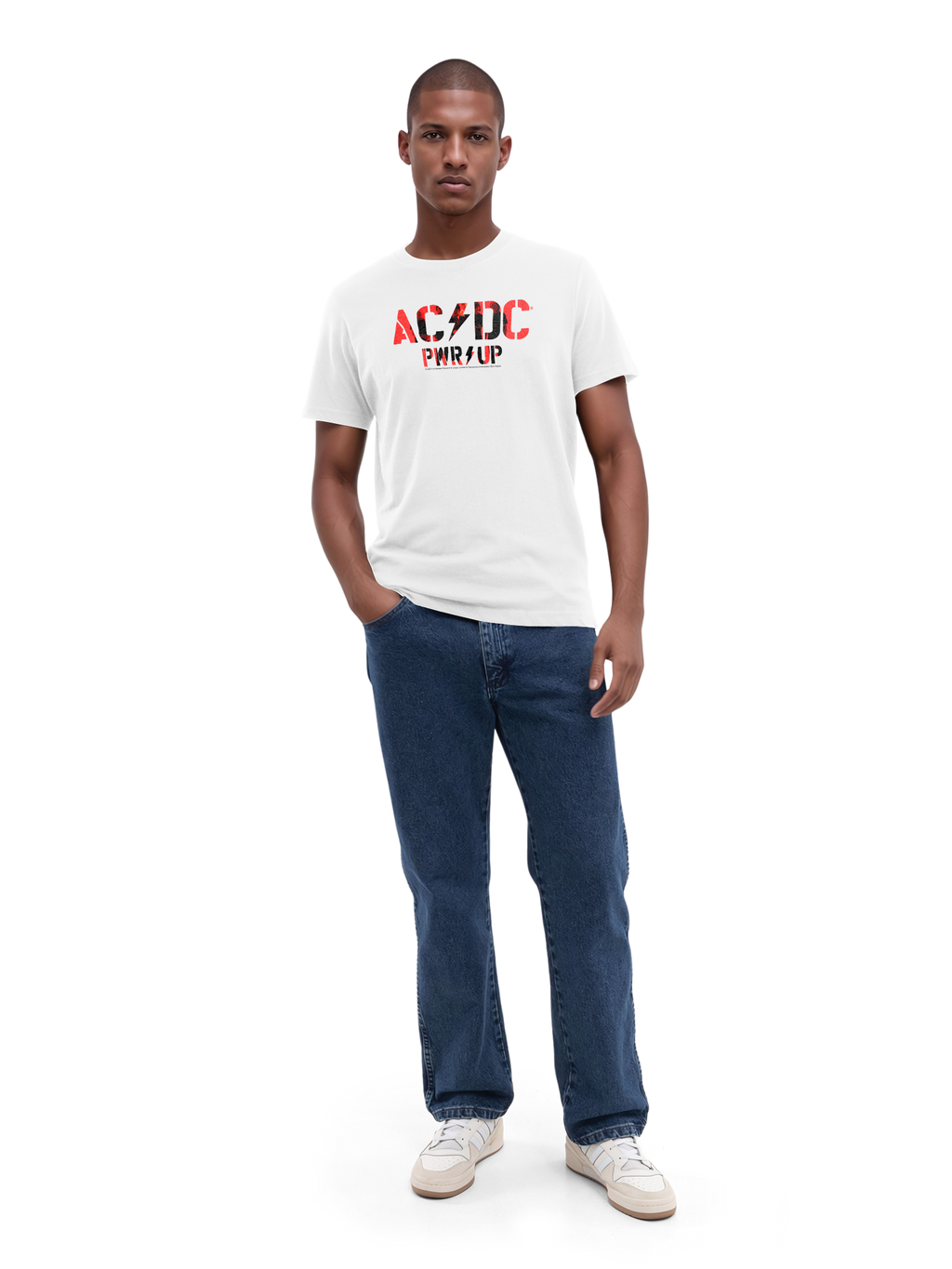 AC/DC PWRUP Photo Logo Organic T-Shirt