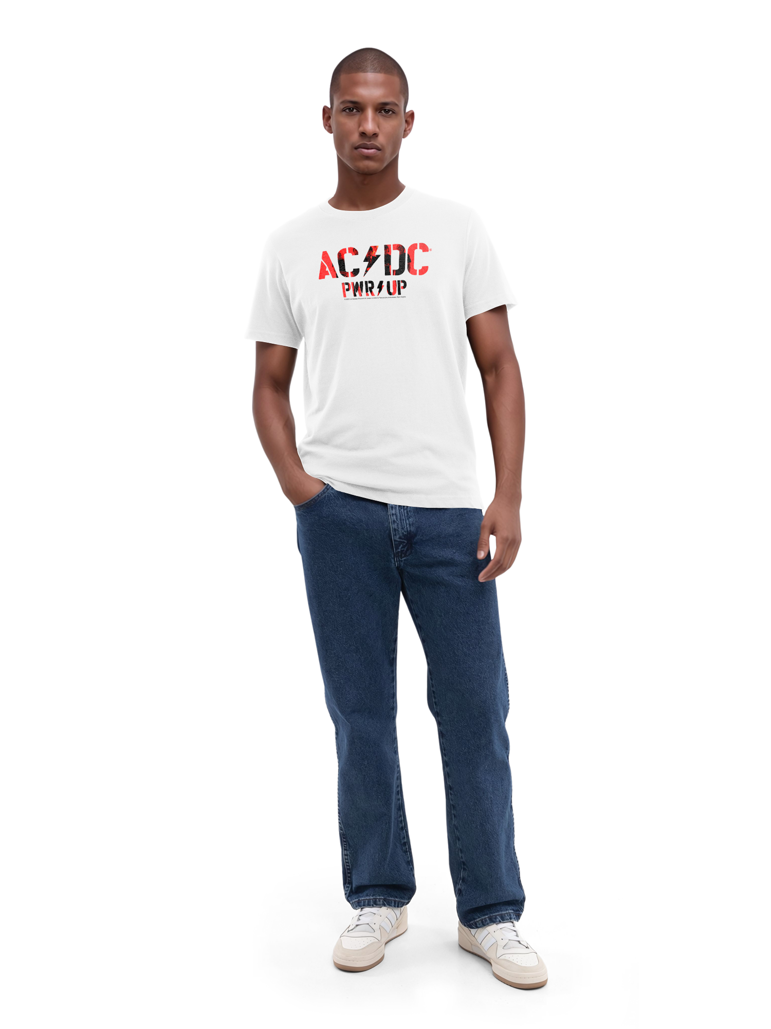 AC/DC PWRUP Photo Logo Organic T-Shirt