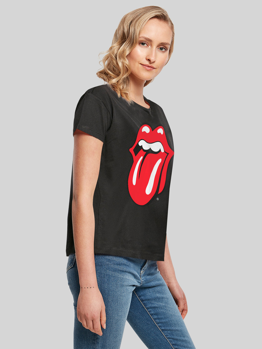 The Rolling Stones Classic Zungen BLK mit Damenbox