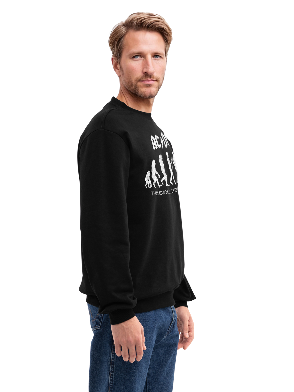 AC/DC Evolution Of Rock Organic Sweatshirt