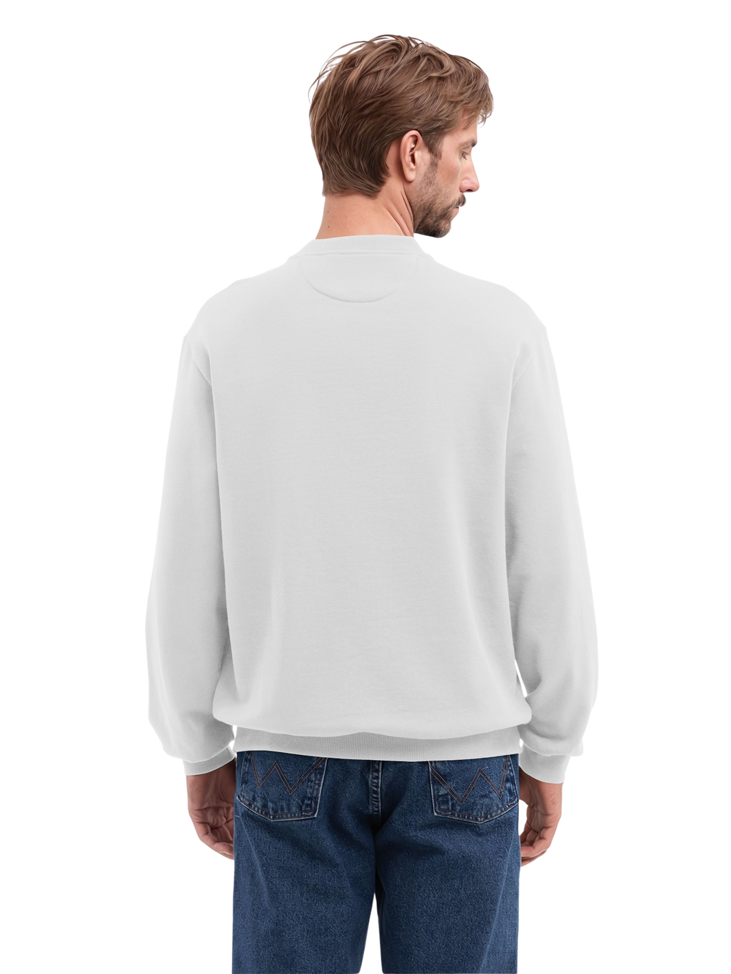 AC/DC Black Outline Logo Organic Sweatshirt