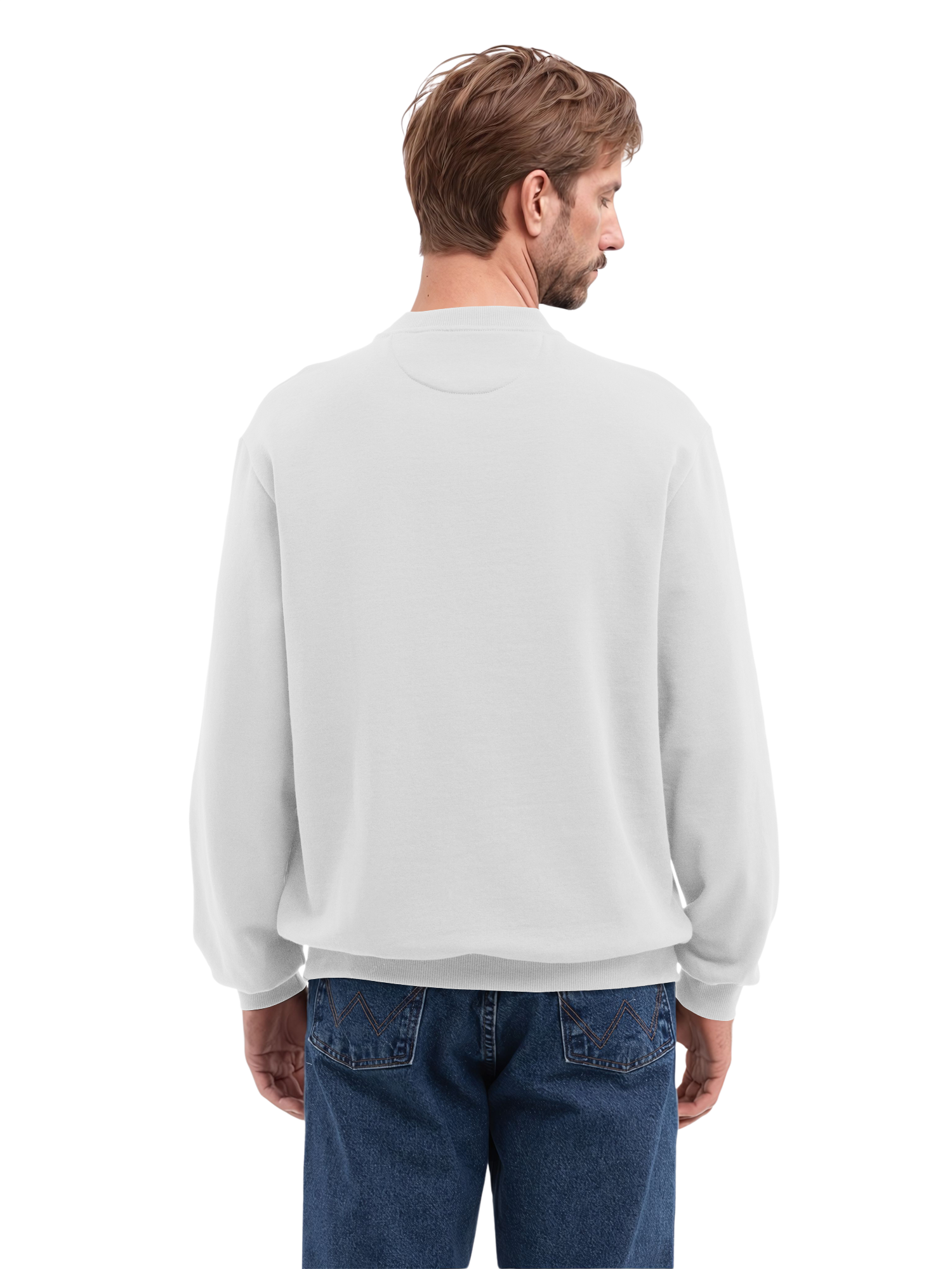 AC/DC Black Outline Logo Organic Sweatshirt