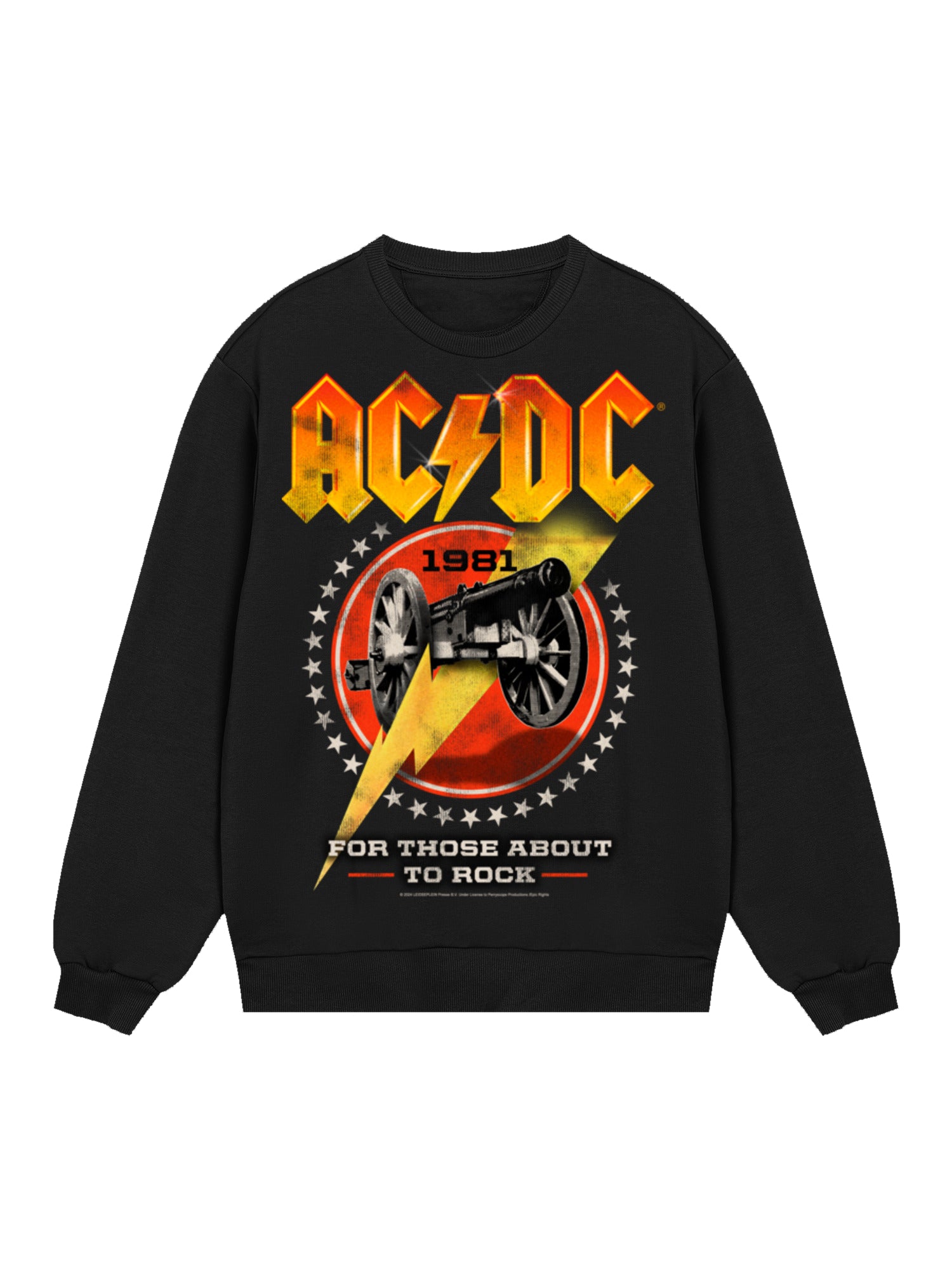 AC/DC For Those About To Rock 1981 Men's Organic Sweatshirt